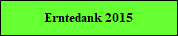 Erntedank 2015