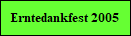 Erntedankfest 2005