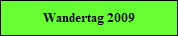 Wandertag 2009