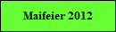 Maifeier 2012