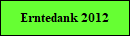 Erntedank 2012
