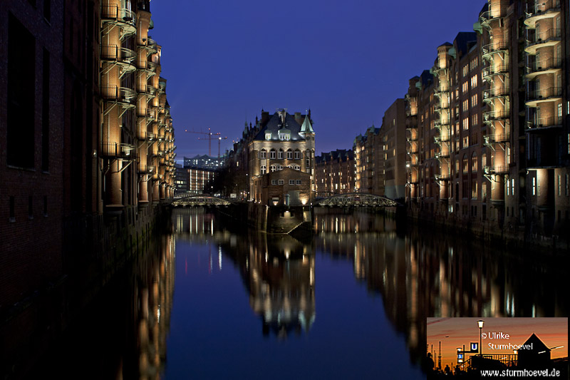 Nachts in der Speicherstadt