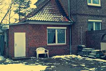 Die Terrasse im Januar 2012