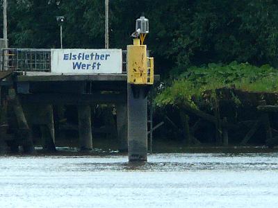 Uferfeuer Elsflether Werft Steg