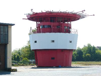 Laterne auf Hotelgel&auml;nde