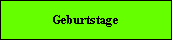 Geburtstage